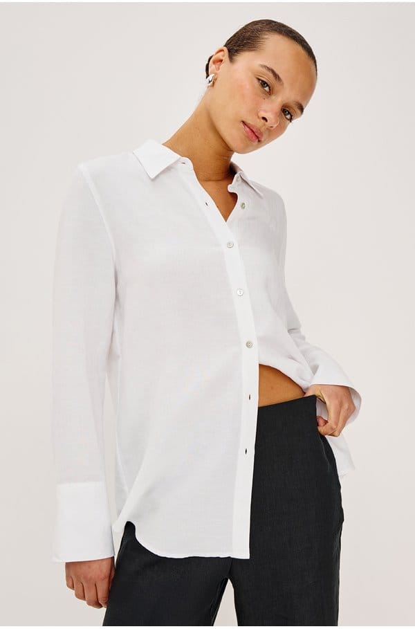knox shirt in white