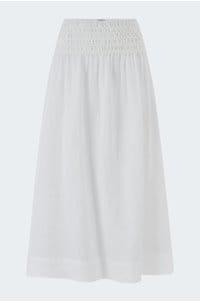 alessa skirt in white linen