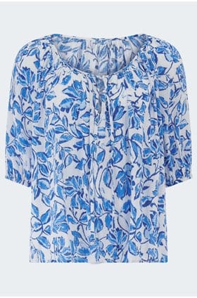 Kirstie Top in Azure Jasmine