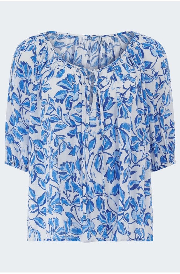 kirstie top in azure jasmine