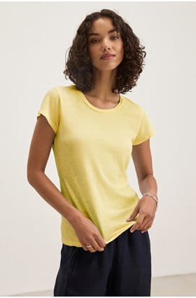 Odelia Tee in Lemondrop