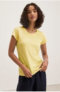 odelia tee in lemondrop