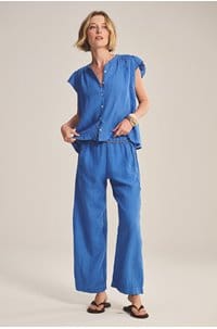lola trouser in blue jay