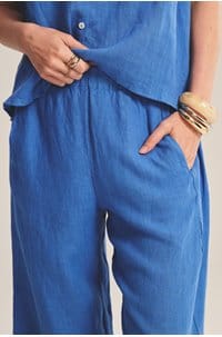 lola trouser in blue jay
