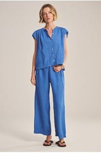 lola trouser in blue jay