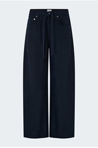 brynn drawstring trouser in true navy