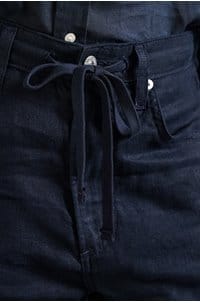 brynn drawstring trouser in true navy