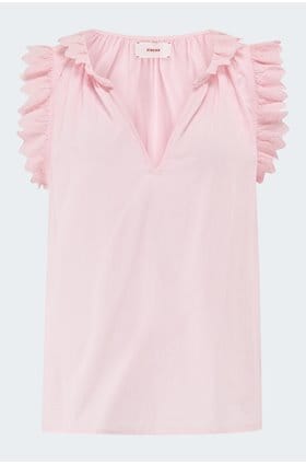 Bexie Top in Pale Rose