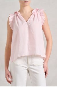 bexie top in pale rose