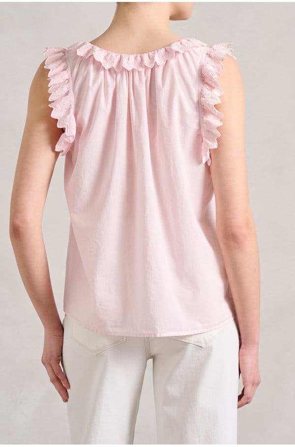 bexie top in pale rose