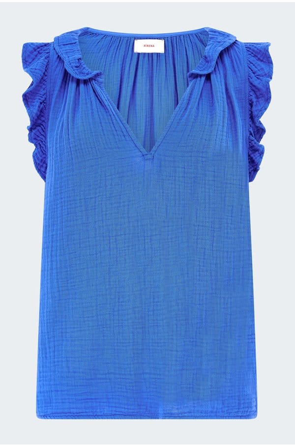 bexie top in capri blue