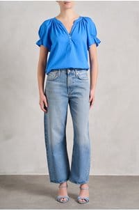 astryde top in capri blue