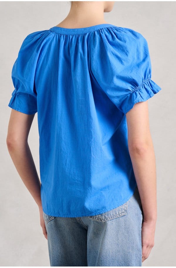 astryde top in capri blue