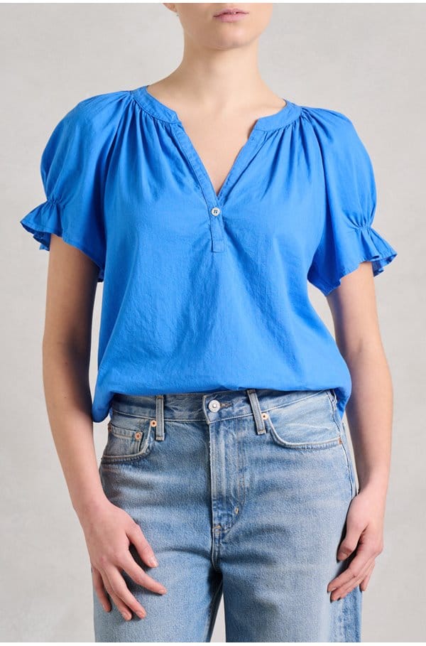 astryde top in capri blue