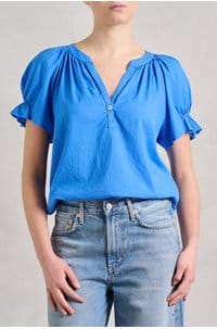 astryde top in capri blue