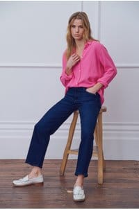 scout shirt in pink sunrise