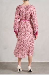 nicola dress in crushberry