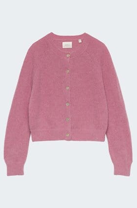 Petra Cardigan in Rosebud