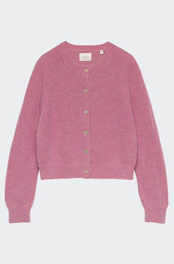 petra cardigan in rosebud