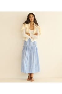 marceline skirt in salerno stripe