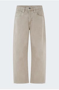 hattie crop barrel leg in sulfur light taupe
