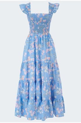 Kendall Dress in Blue Floral