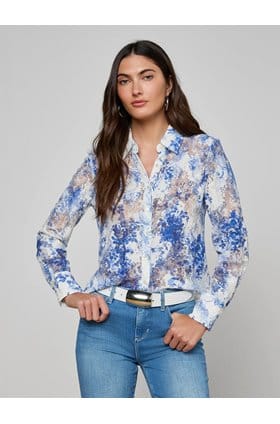 Maia Lace Blouse in Paisley