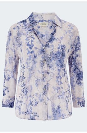 Camille Blouse in Lace Paisley