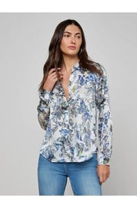 tyler blouse in watercolour butterfly