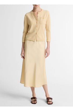 Pull On Slip Skirt in Chamomile