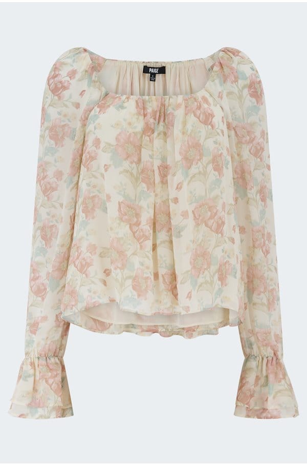 lucila blouse in bone multi