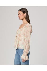 lucila blouse in bone multi