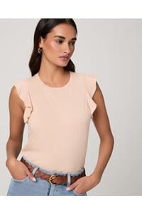 alaria top in light pink
