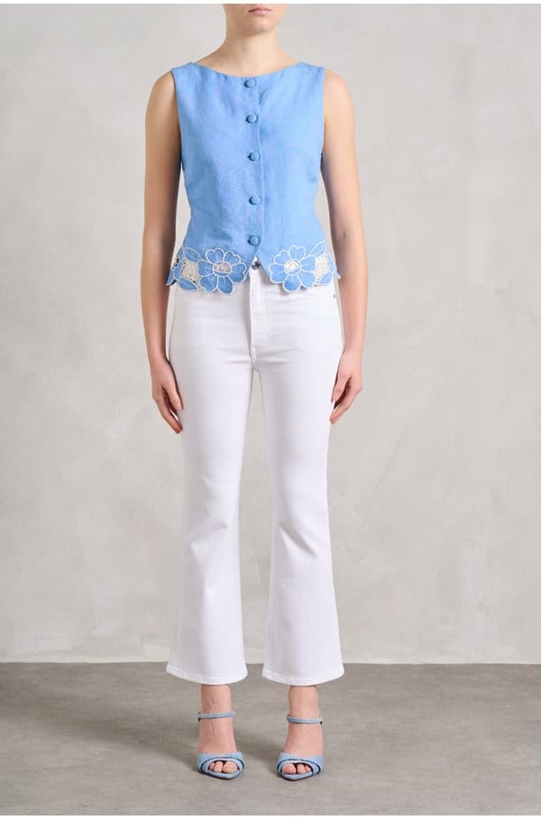lucca top in blue