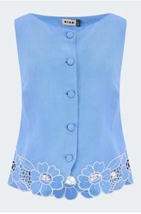 lucca top in blue