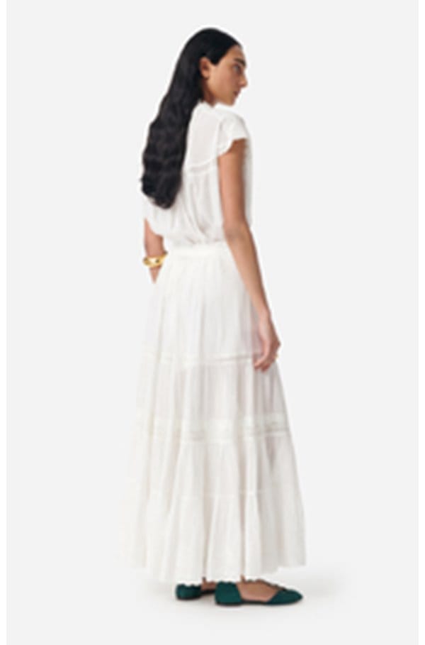 caravelle skirt in blanc