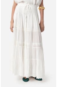 caravelle skirt in blanc