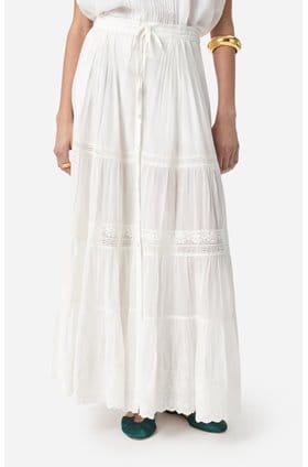 Caravelle Skirt in Blanc