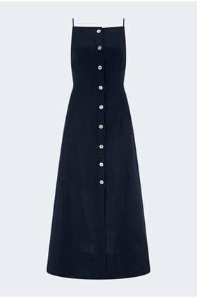 Georges Dress in Navy