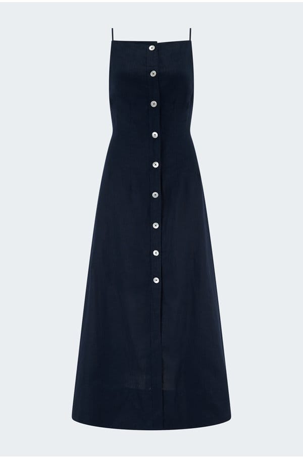 georges dress in navy