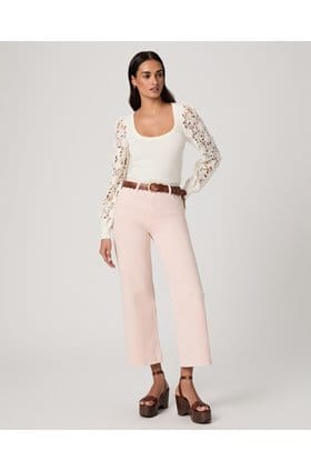 Anessa Wide Jean in Vintage Rose