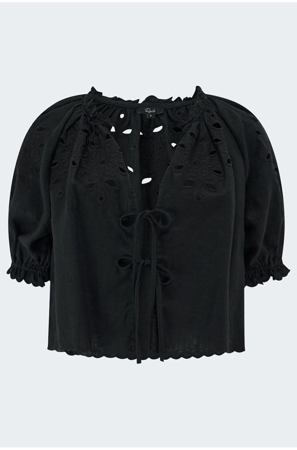 lizbeth top in black