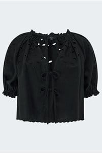 lizbeth top in black