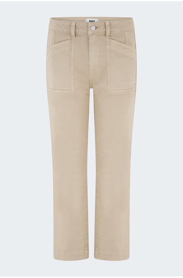 quincy ankle straight trouser in warm sand