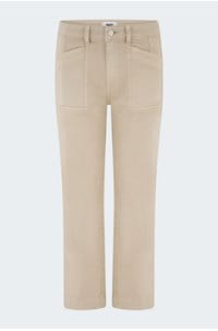 quincy ankle straight trouser in warm sand