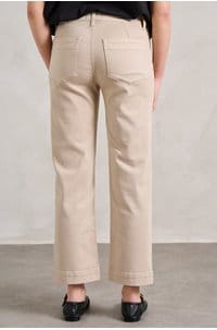 quincy ankle straight trouser in warm sand