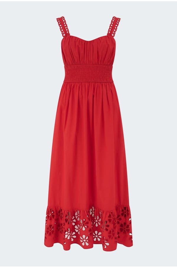 moira dress in scarlett
