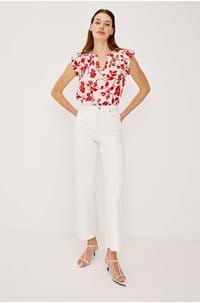 allea top in red jasmine