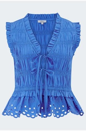 Martine Top in Harbour Blue