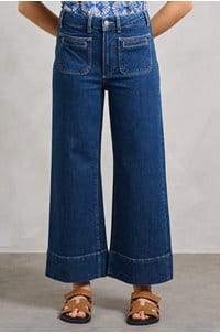 anessa wide jean with welt pockets in navigator